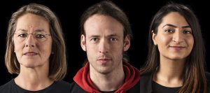 Direktkandidaten der Linken: Gaby Gottwald (WK1), Pascal Meisner (WK2) und Jiyan Durgun (WK3).

Fotos: Linke Berlin