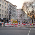 Baustelle an der Kreuzung Bergmannstraße/Zossener Straße