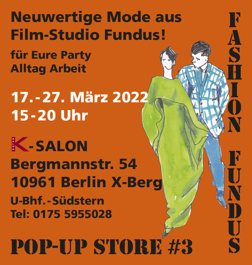 Anzeige Pop-up-Fshion-Store