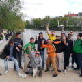 Gruppenfoto am Urbanhafen