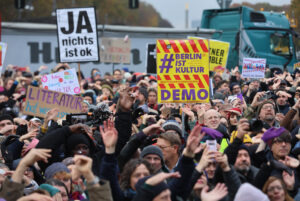 Demonstration gegen Kulturabbau